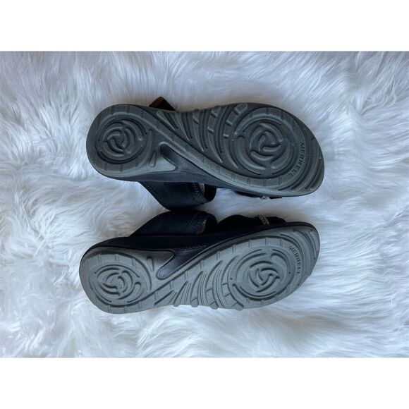 🆕 Merrell Women's Terran 4 Post Slide Sandals Black Size 8 Casual Summer - Picture 5 of 9